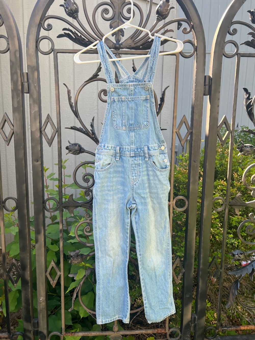 Old Navy Girls Light Blue Denim Overalls